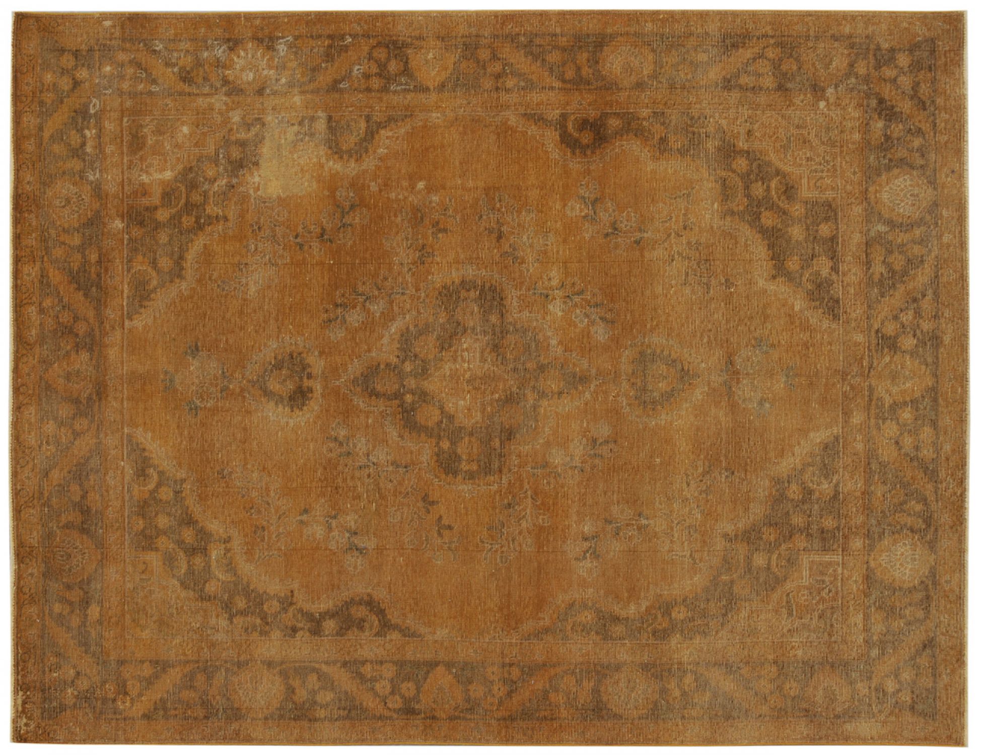 Alfombra vintage  naranja <br/>289 x 196 cm