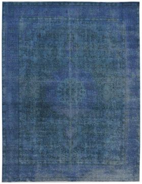  Vintage Tapis 388 X 296 bleu