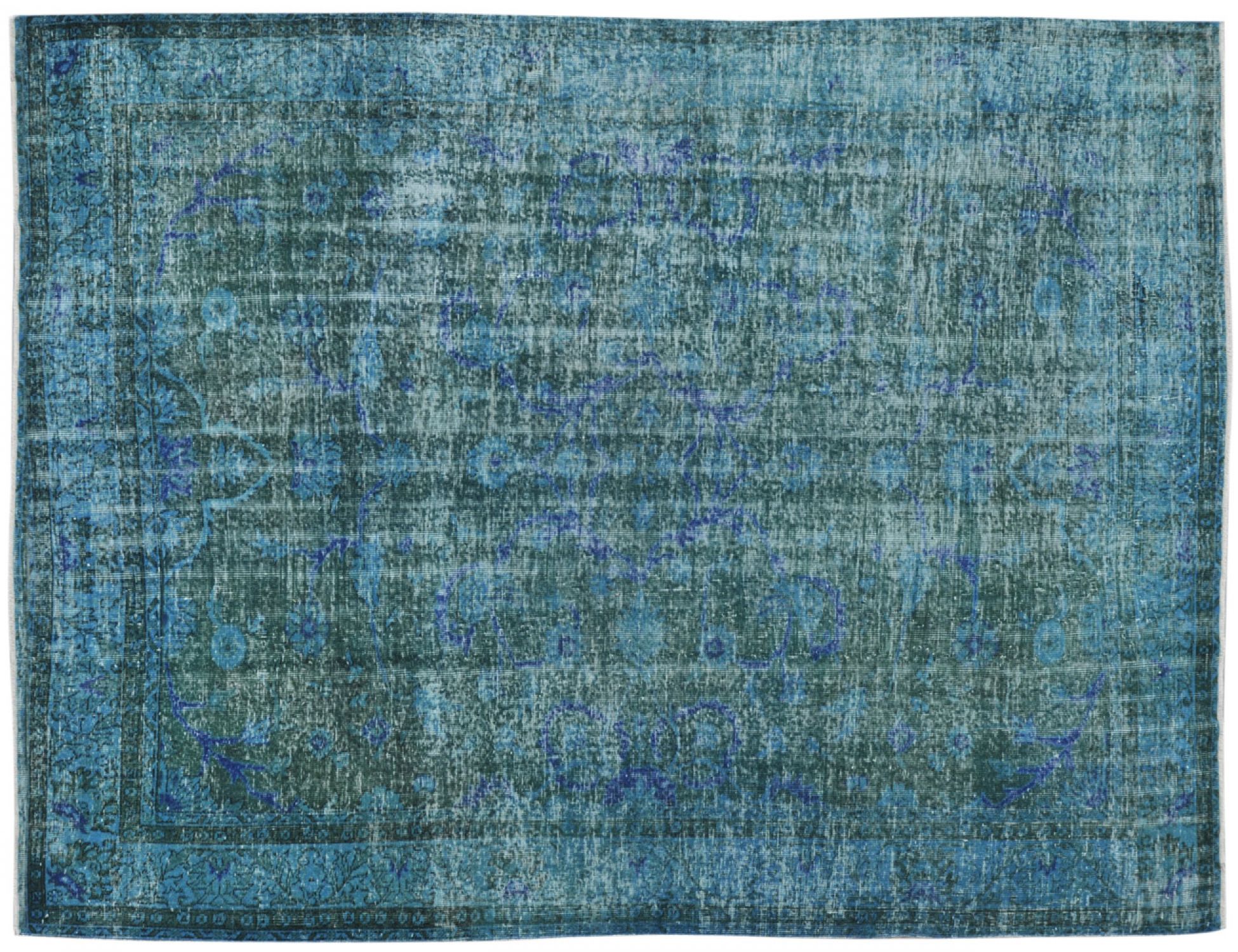 Vintage Teppich  blau <br/>281 x 210 cm
