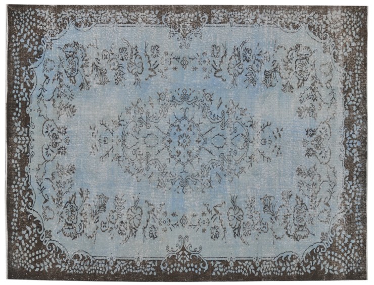 Blu Turco Tappeto Vintage 290 x 185 cm