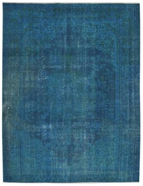 Vintage Teppich 293 X 198 blau
