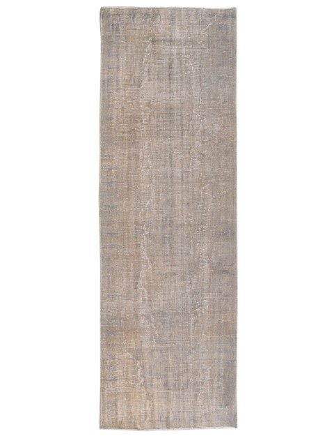 Beige Türkei Vintage Teppich 341 x 140 cm