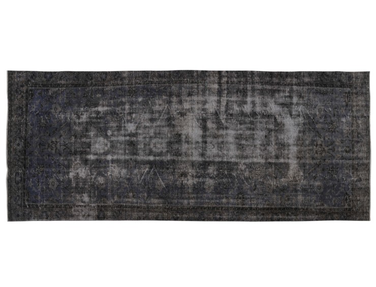 Grigio Turco Tappeto Vintage 380 x 157 cm