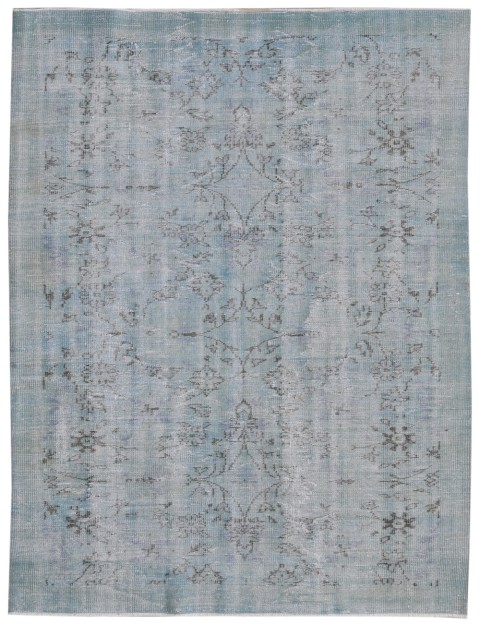 Blau Türkei Vintage Teppich 247 x 162 cm