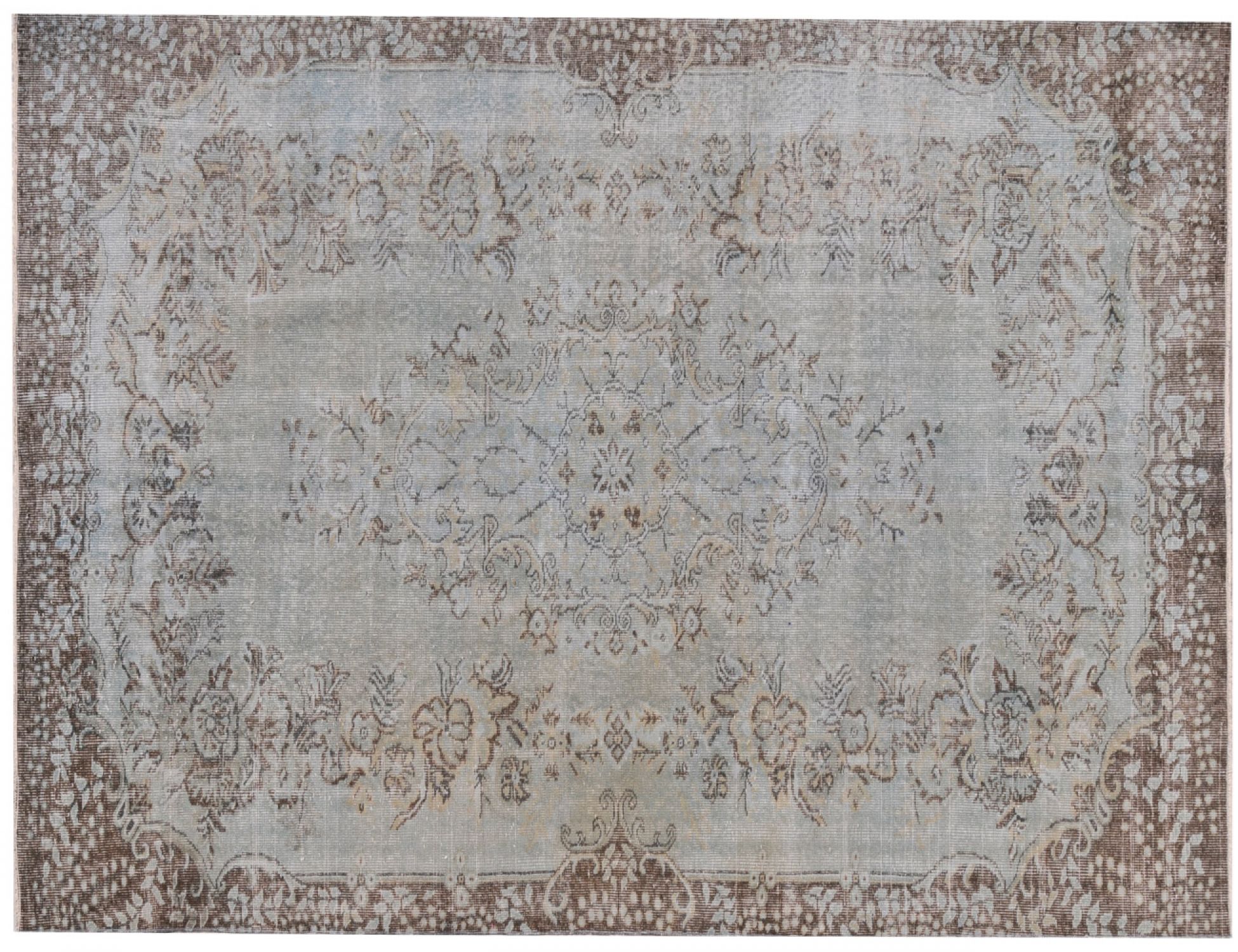  Vintage Tapijt  blauw <br/>287 x 167 cm