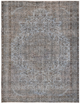 Blå Tyrkia Vintage Teppe 300 x 174 cm