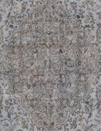 Blå Tyrkia Vintage Teppe 300 x 174 cm - view 3