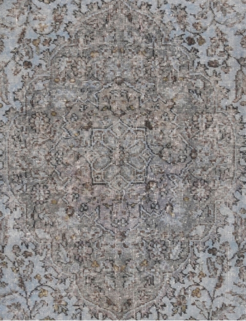 Blå Tyrkia Vintage Teppe 300 x 174 cm - view 3