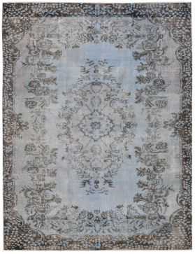 Alfombra vintage 307 X 168 azul