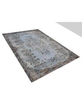 Bleu Turc  Vintage Tapis  307 x 168 cm