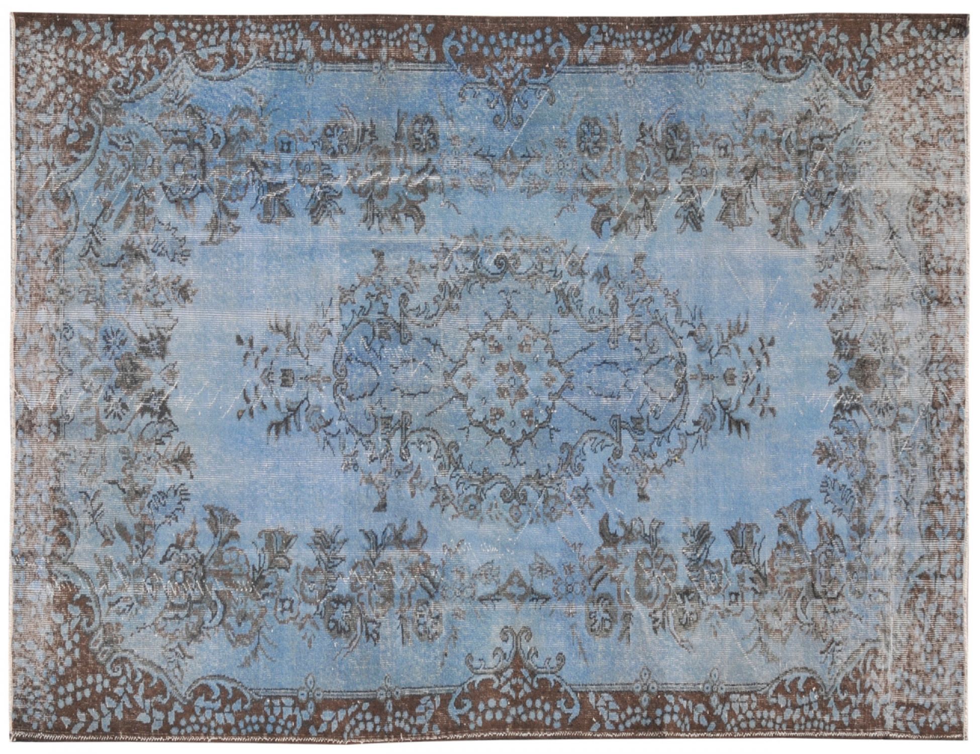  Vintage Tapijt  blauw <br/>266 x 170 cm