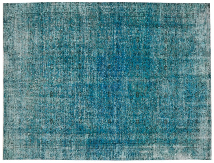 Azul Turquía Alfombra vintage 320 x 200 cm