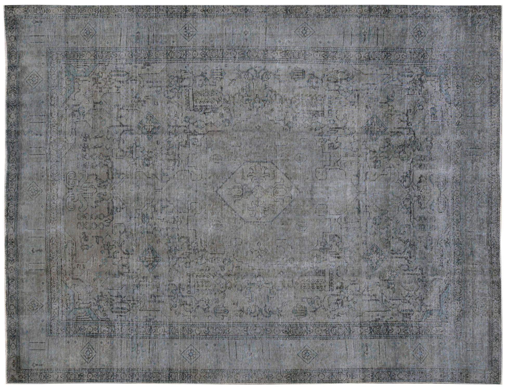 Tappeto Vintage  grigo <br/>349 x 259 cm