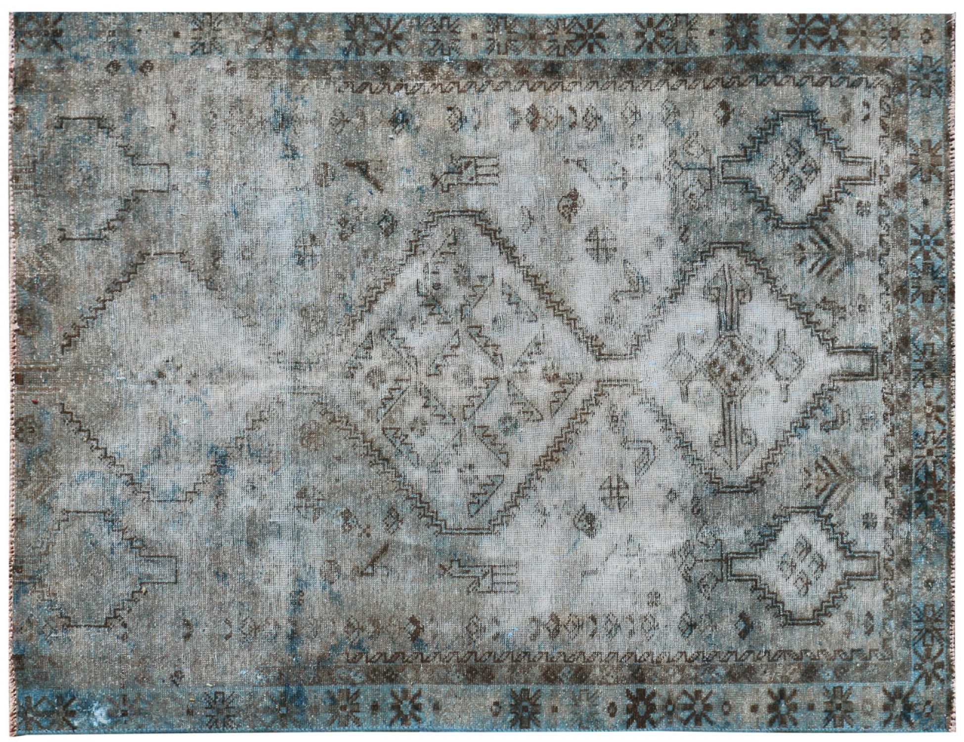 Tappeto Vintage  grigo <br/>180 x 137 cm