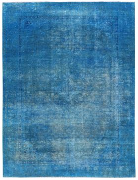  Vintage Tapis 382 X 262 bleu