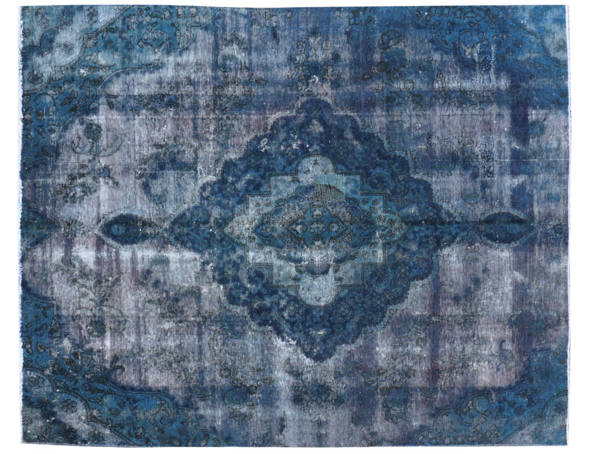 Tappeto Vintage  blu <br/>247 x 202 cm