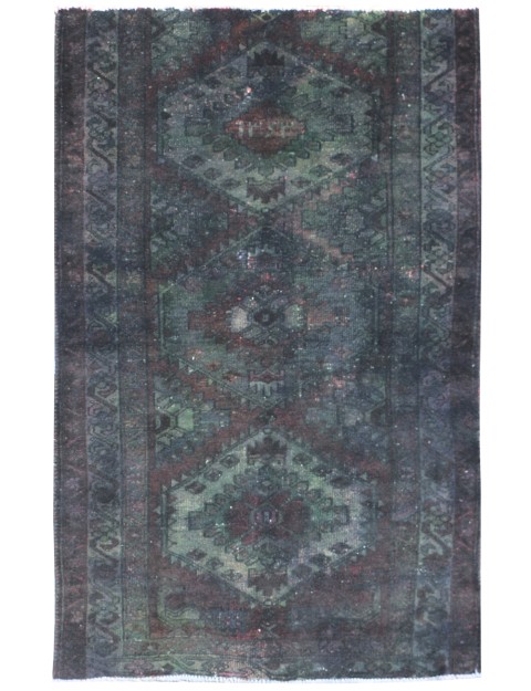 Grau Persien Vintage Teppich 173 x 107 cm