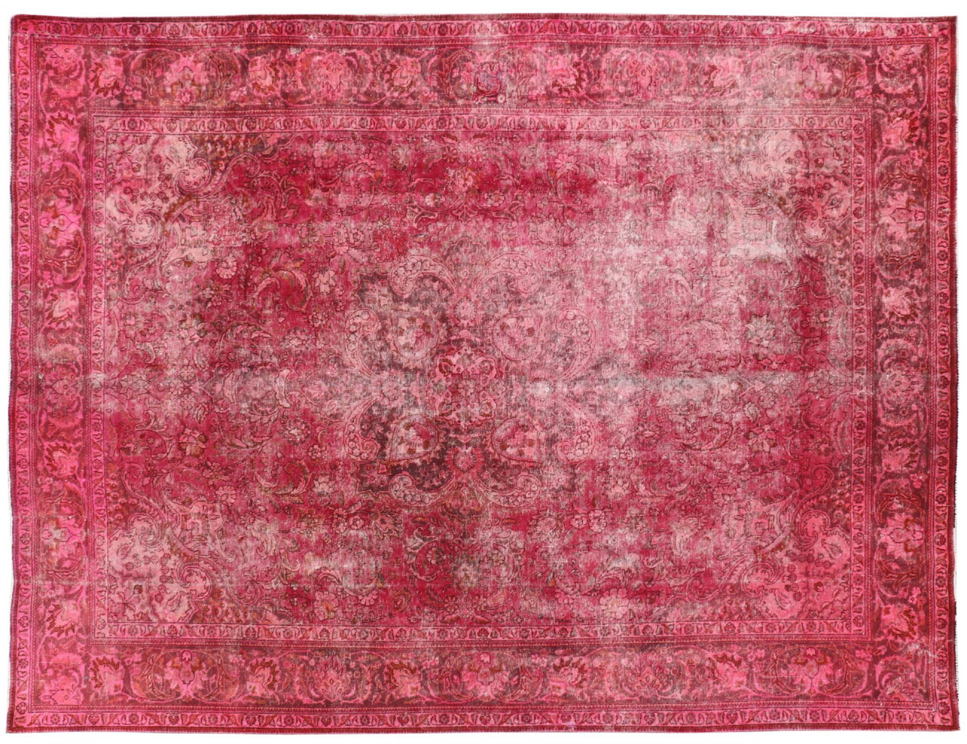 Alfombra vintage  rojo <br/>394 x 304 cm