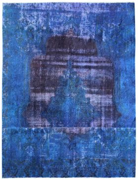Vintage Teppich 270 X 190 blau