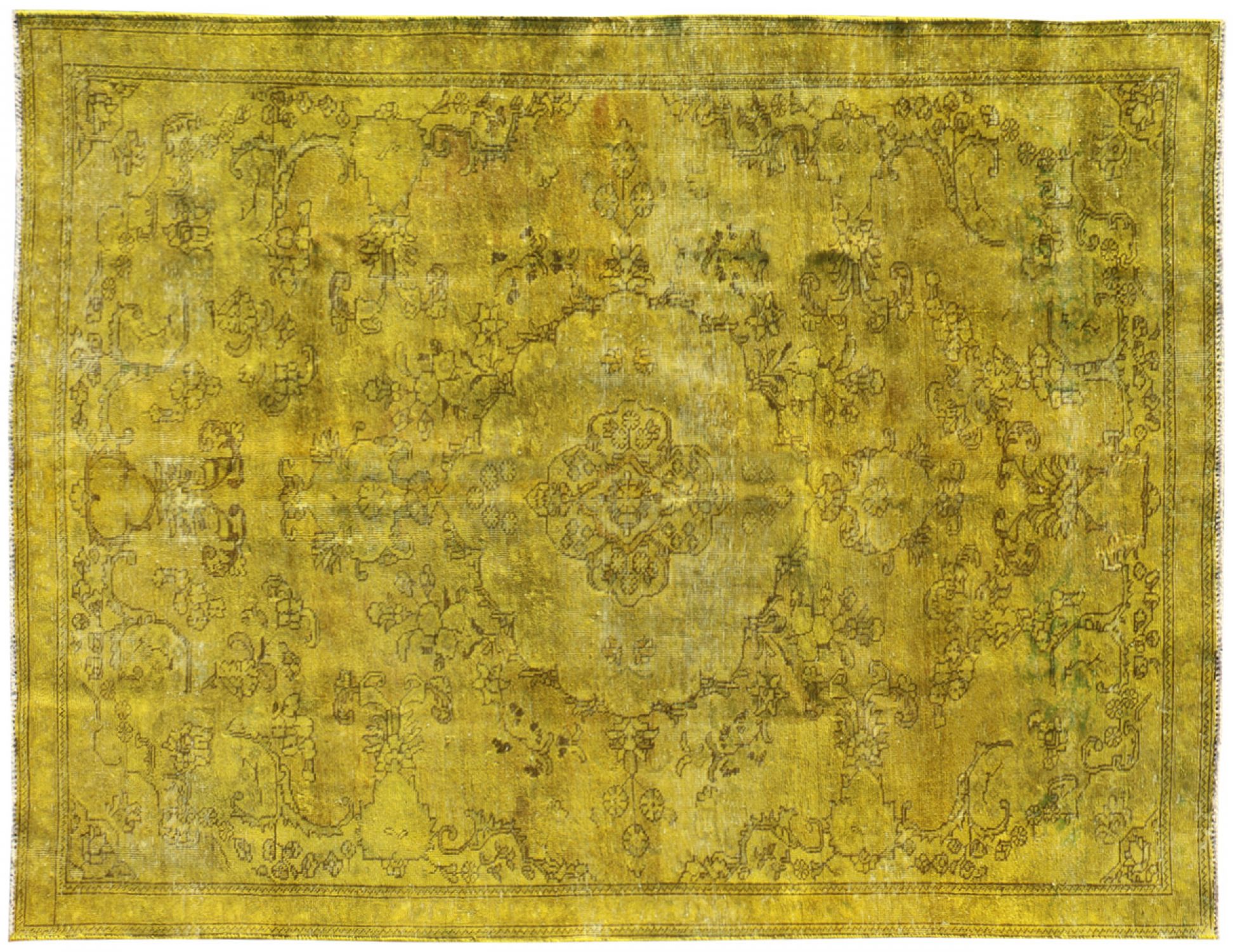Tappeto Vintage  giallo <br/>278 x 190 cm