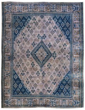  Vintage Tapis 370 X 275 bleu