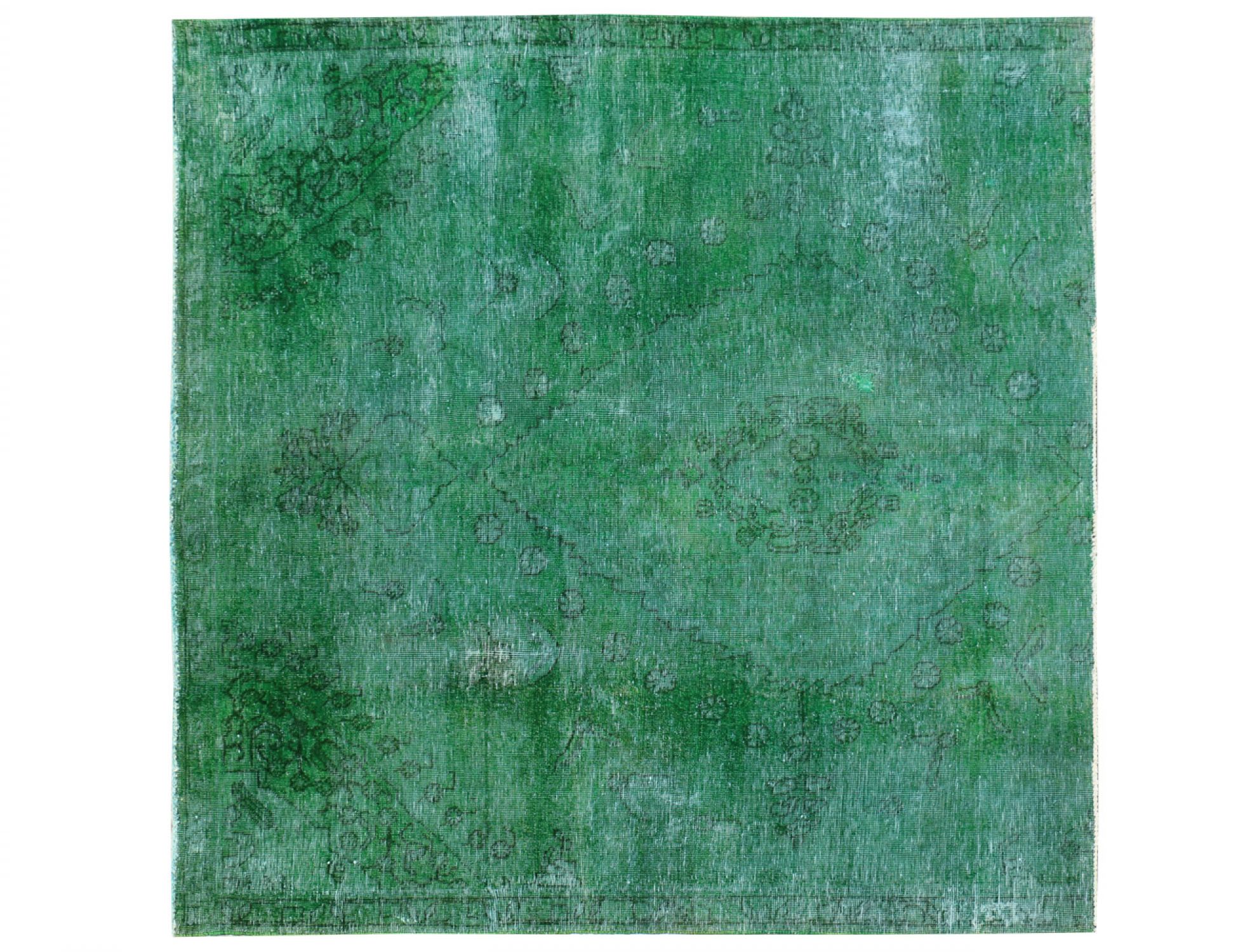 Vintage Tapijt  groen <br/>230 x 216 cm