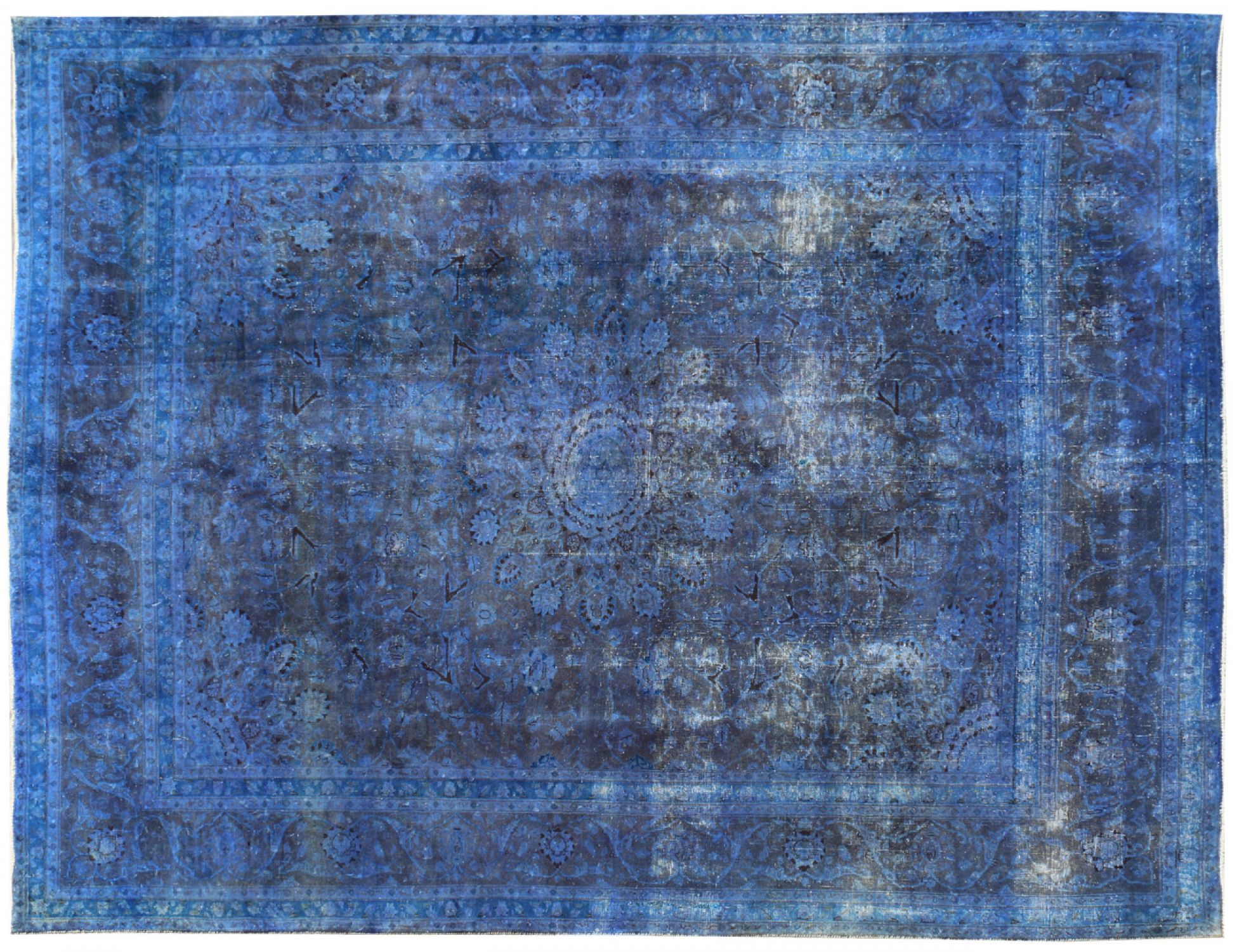 Tappeto Vintage  blu <br/>376 x 300 cm