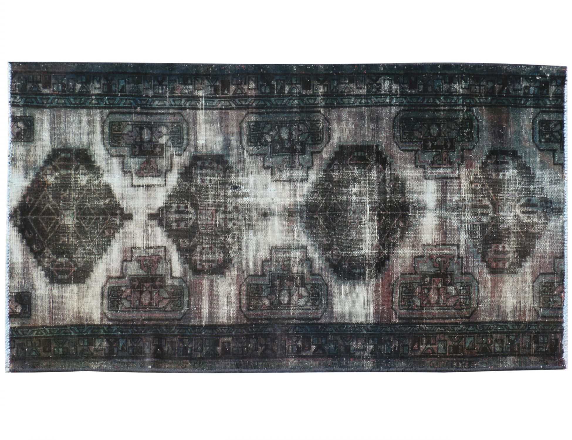 Tappeto Vintage  nero <br/>212 x 106 cm