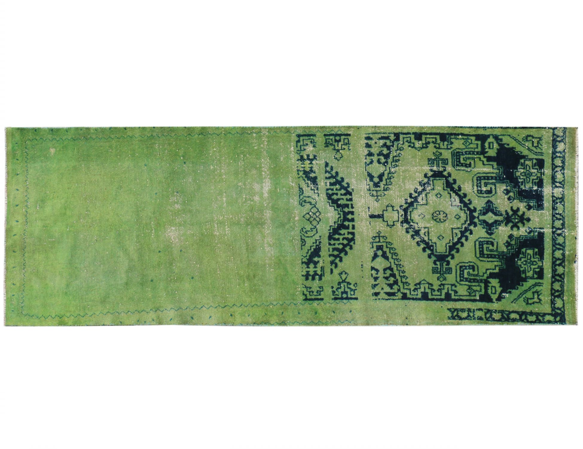 Tappeto Vintage  verde <br/>290 x 95 cm