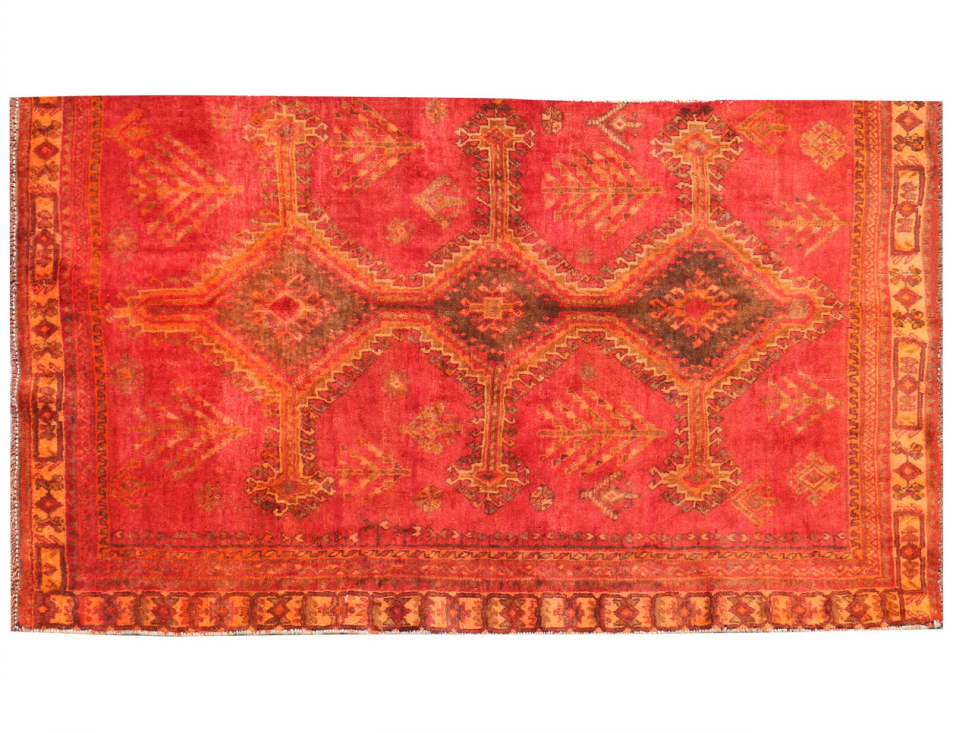 Tappeto Vintage  rosso <br/>250 x 120 cm