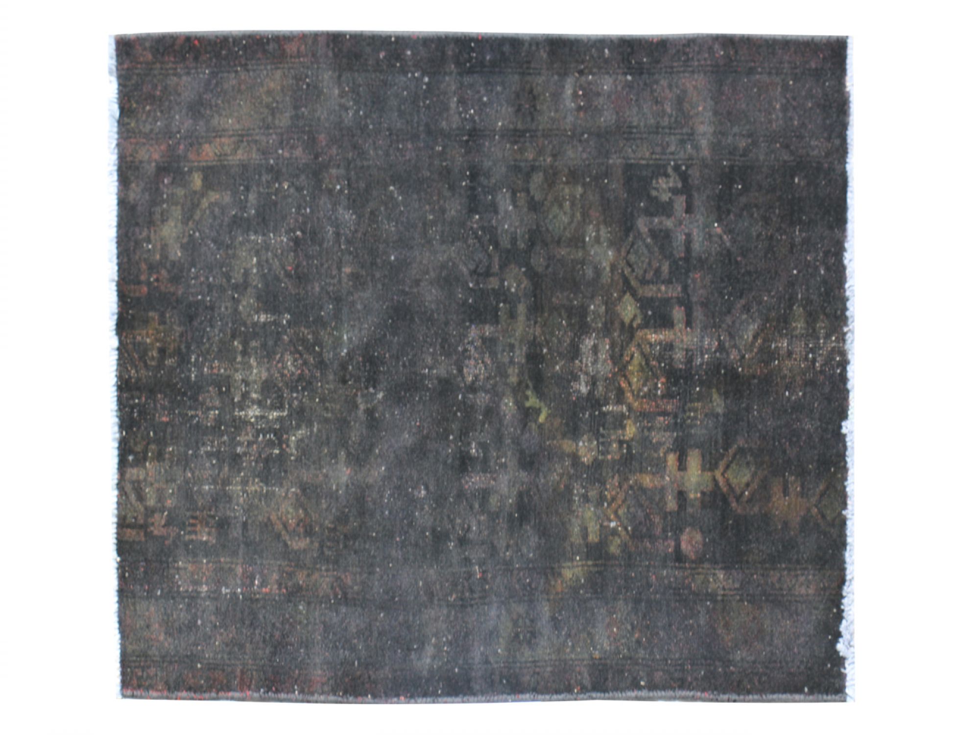 Vintage Matta  grå <br/>125 x 110 cm