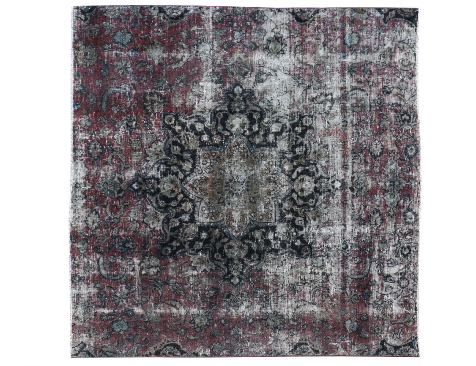Tappeto Vintage  grigo <br/>190 x 225 cm