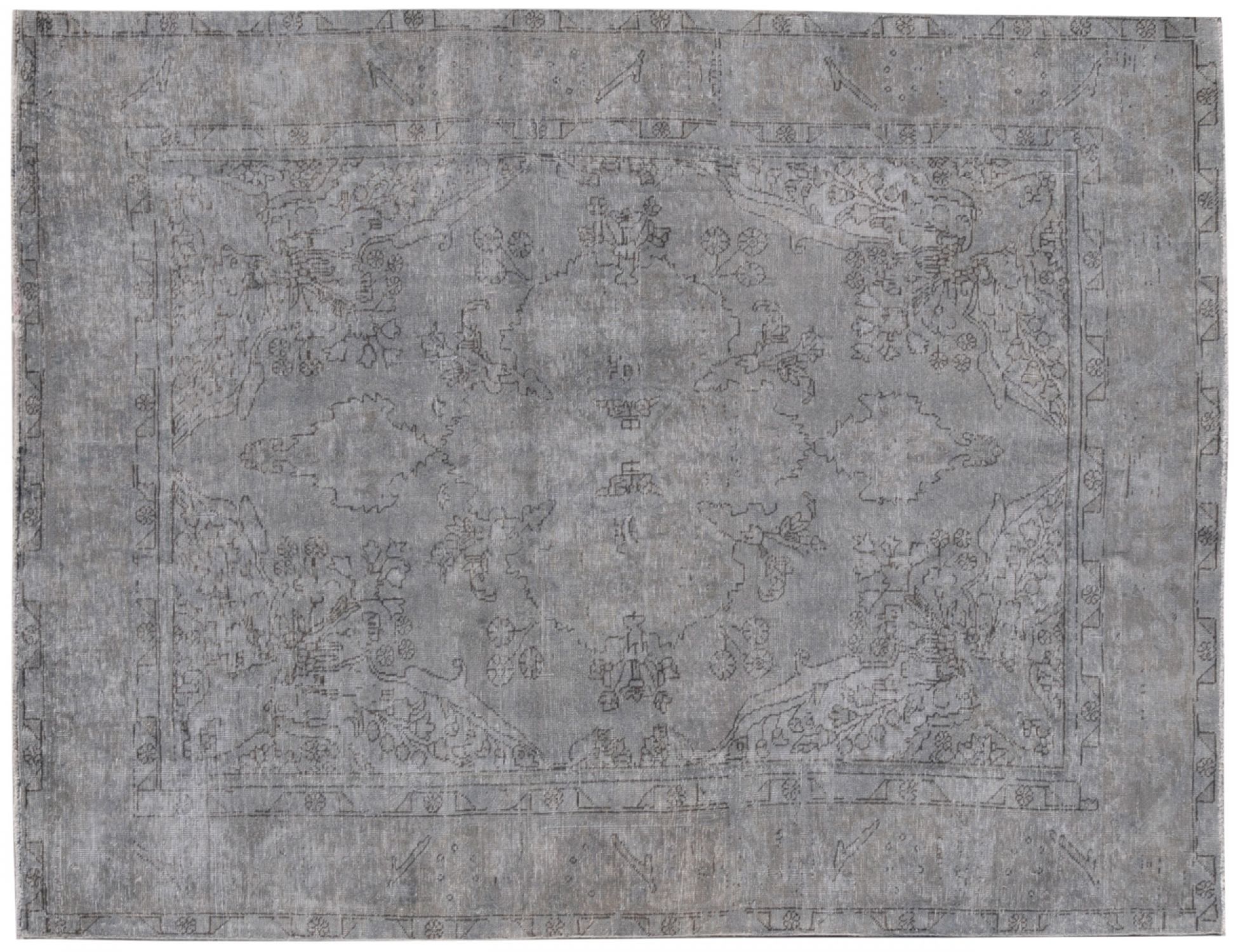 Alfombra vintage  gris <br/>294 x 200 cm