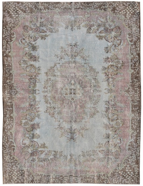 Blau Türkei Vintage Teppich 316 x 198 cm