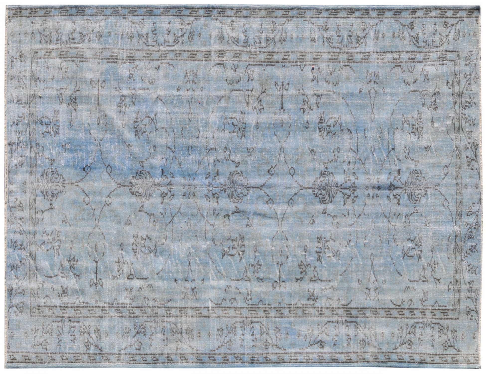 Tappeto Vintage  blu <br/>251 x 181 cm
