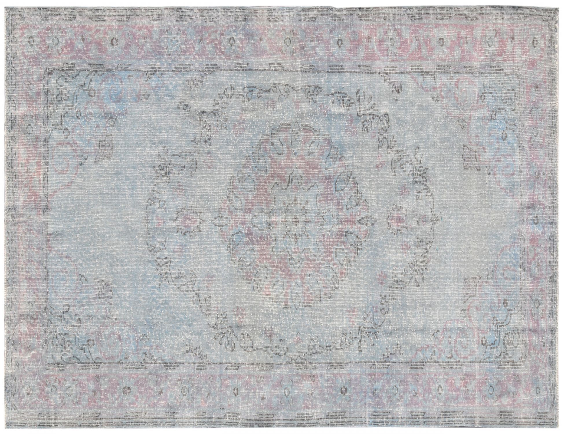 Tappeto Vintage  blu <br/>327 x 191 cm