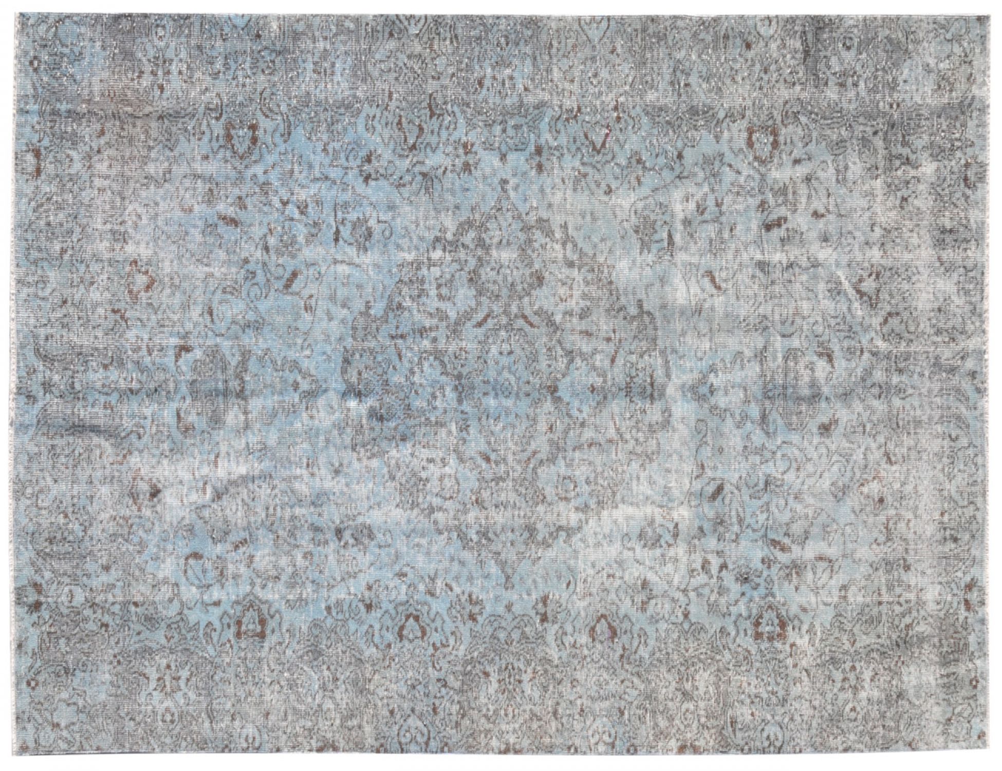 Alfombra vintage  azul <br/>250 x 153 cm