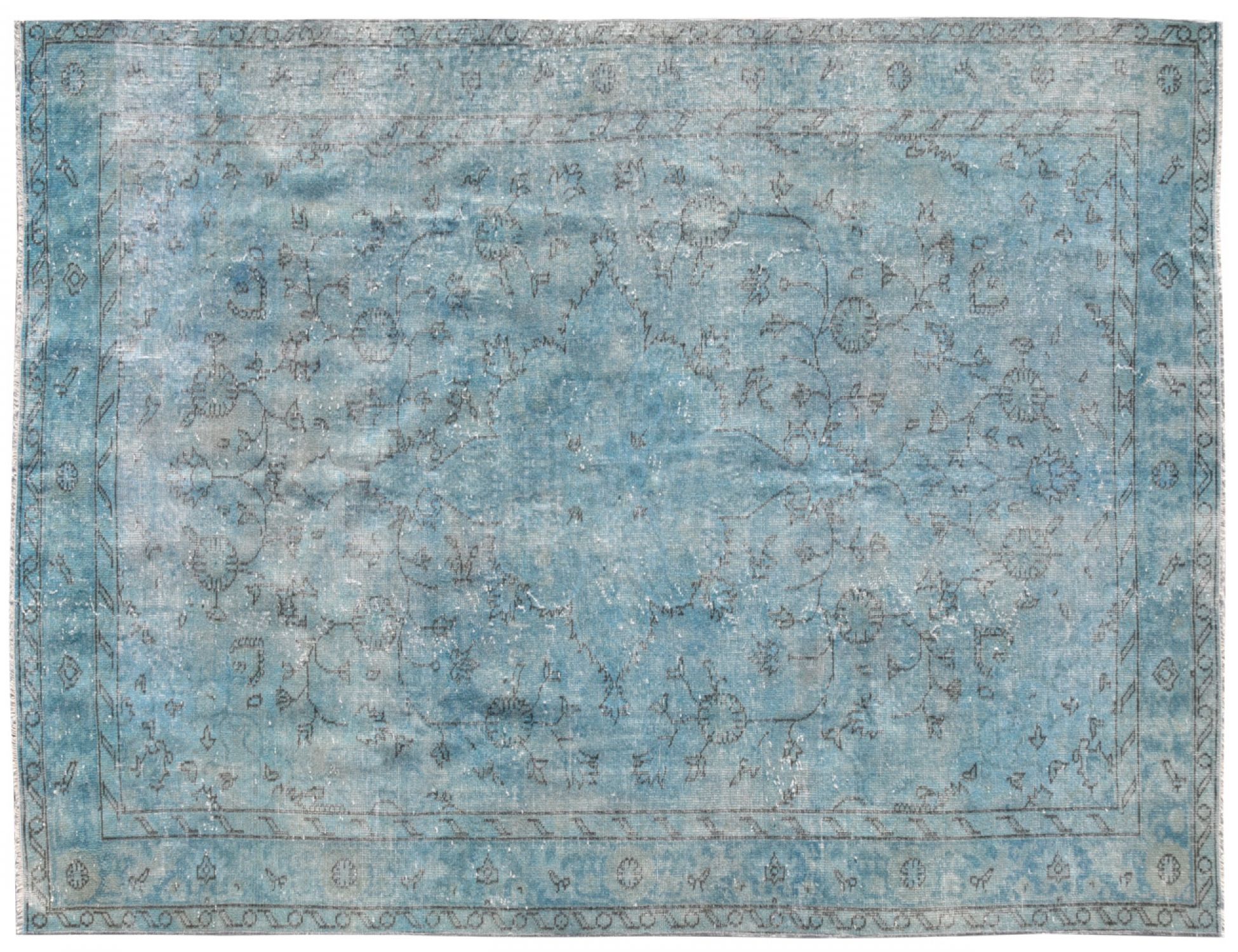  Vintage Tapijt  blauw <br/>270 x 164 cm