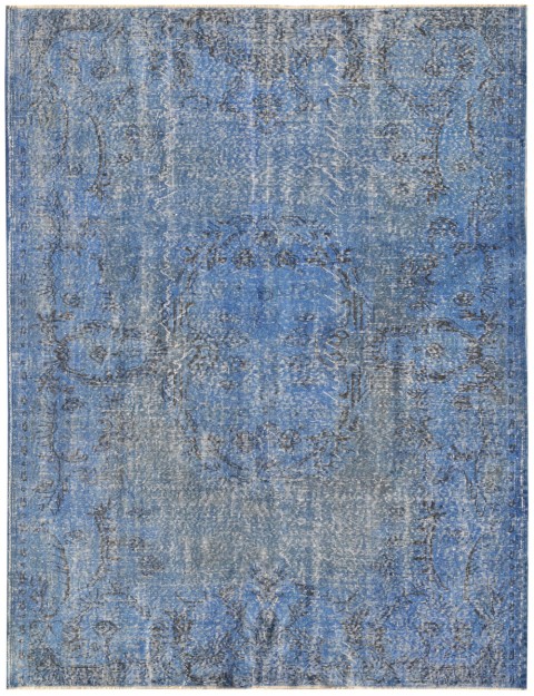 Blau Türkei Vintage Teppich 275 x 177 cm
