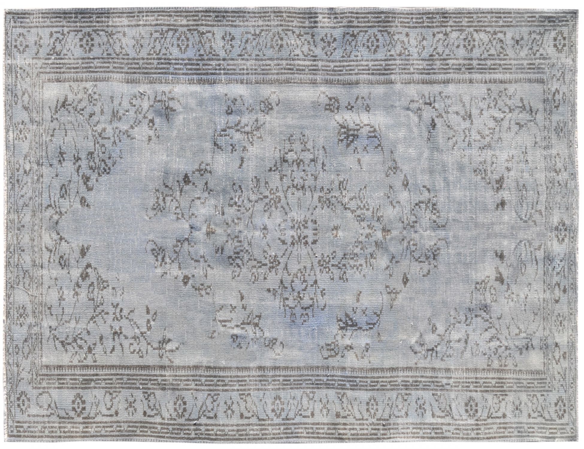 Alfombra vintage  azul <br/>233 x 150 cm