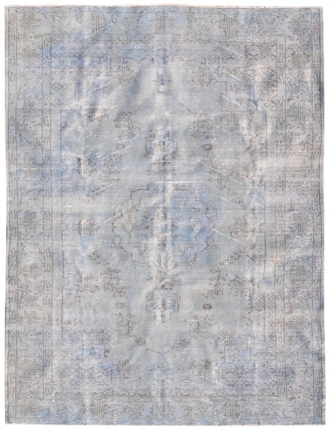 Blau Türkei Vintage Teppich 279 x 187 cm