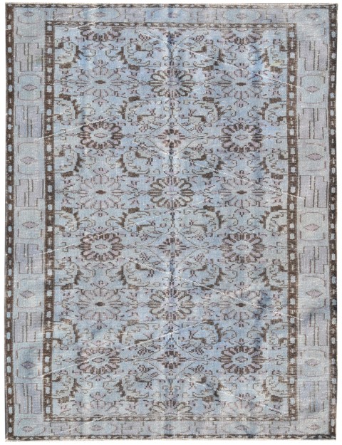 Blau Türkei Vintage Teppich 284 x 168 cm