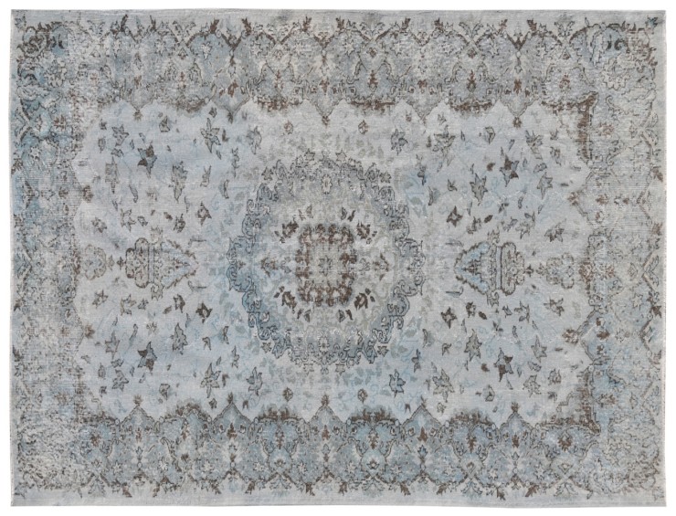 Blau Türkei Vintage Teppich  283 x 177 cm