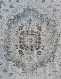 Blau Türkei Vintage Teppich  283 x 177 cm