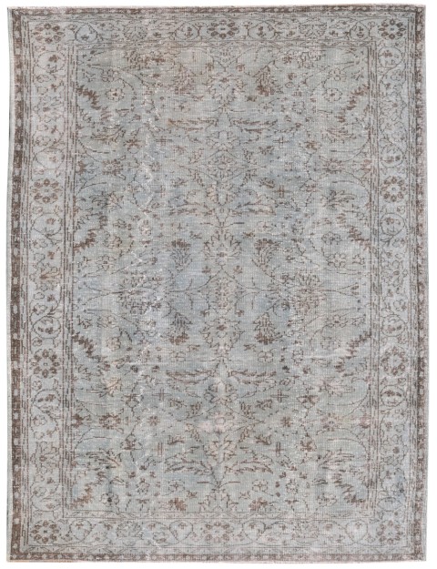 Blau Türkei Vintage Teppich 280 x 187 cm