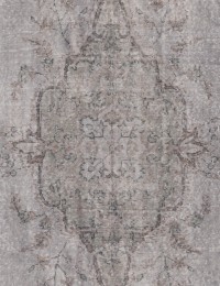 Gris Turquía Alfombra vintage 300 x 192 cm - view 2