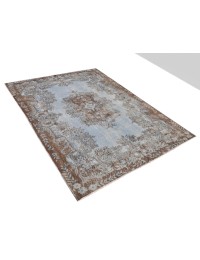 Blå Turkiet Vintage Matta  232 x 145 cm