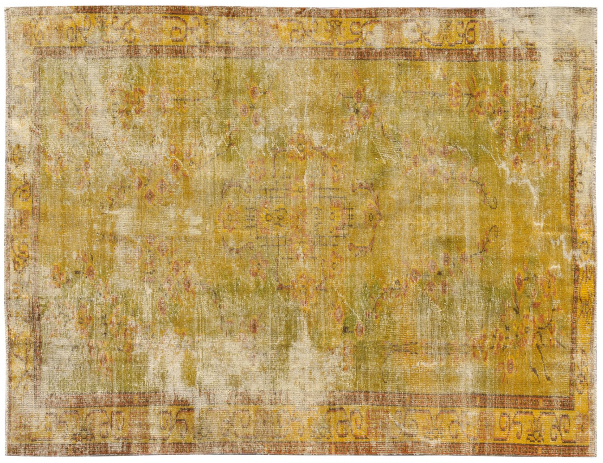 Vintage Carpet  yellow  <br/>265 x 183 cm
