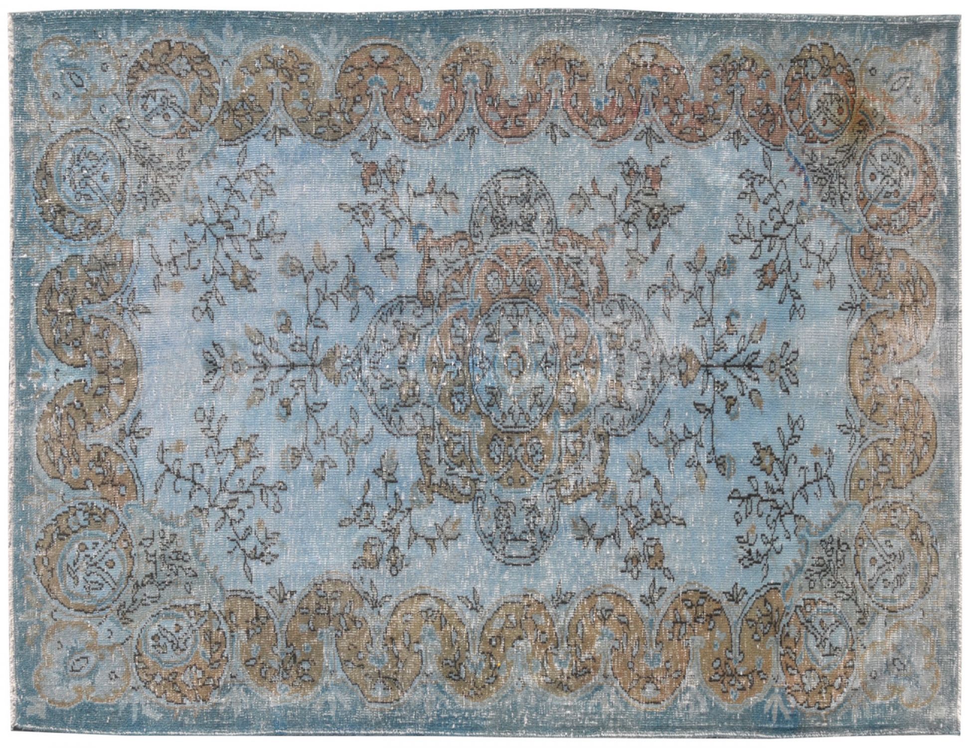 Blue Turkey Vintage Carpet  263 x 179 cm