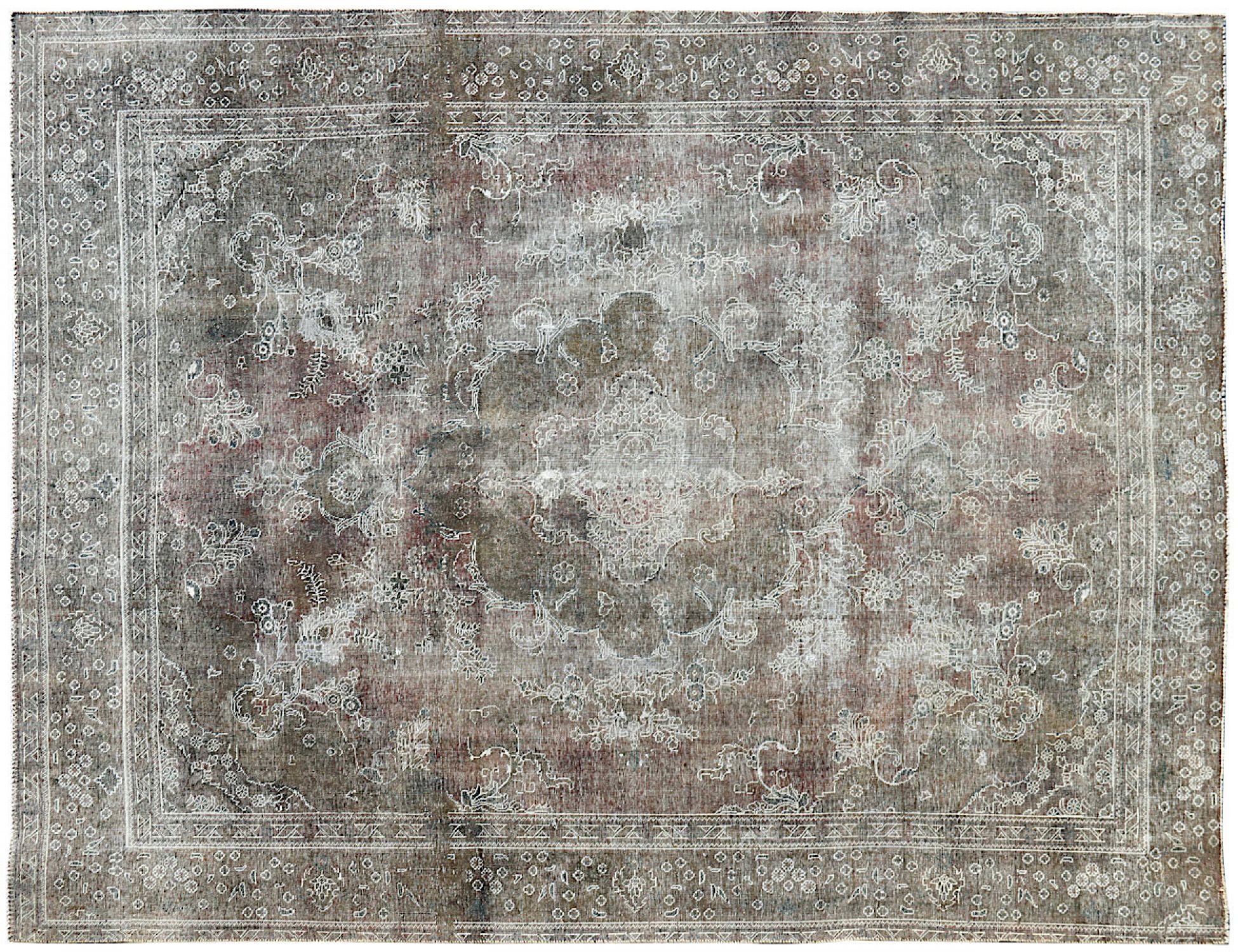 Tappeto Vintage  grigo <br/>340 x 278 cm